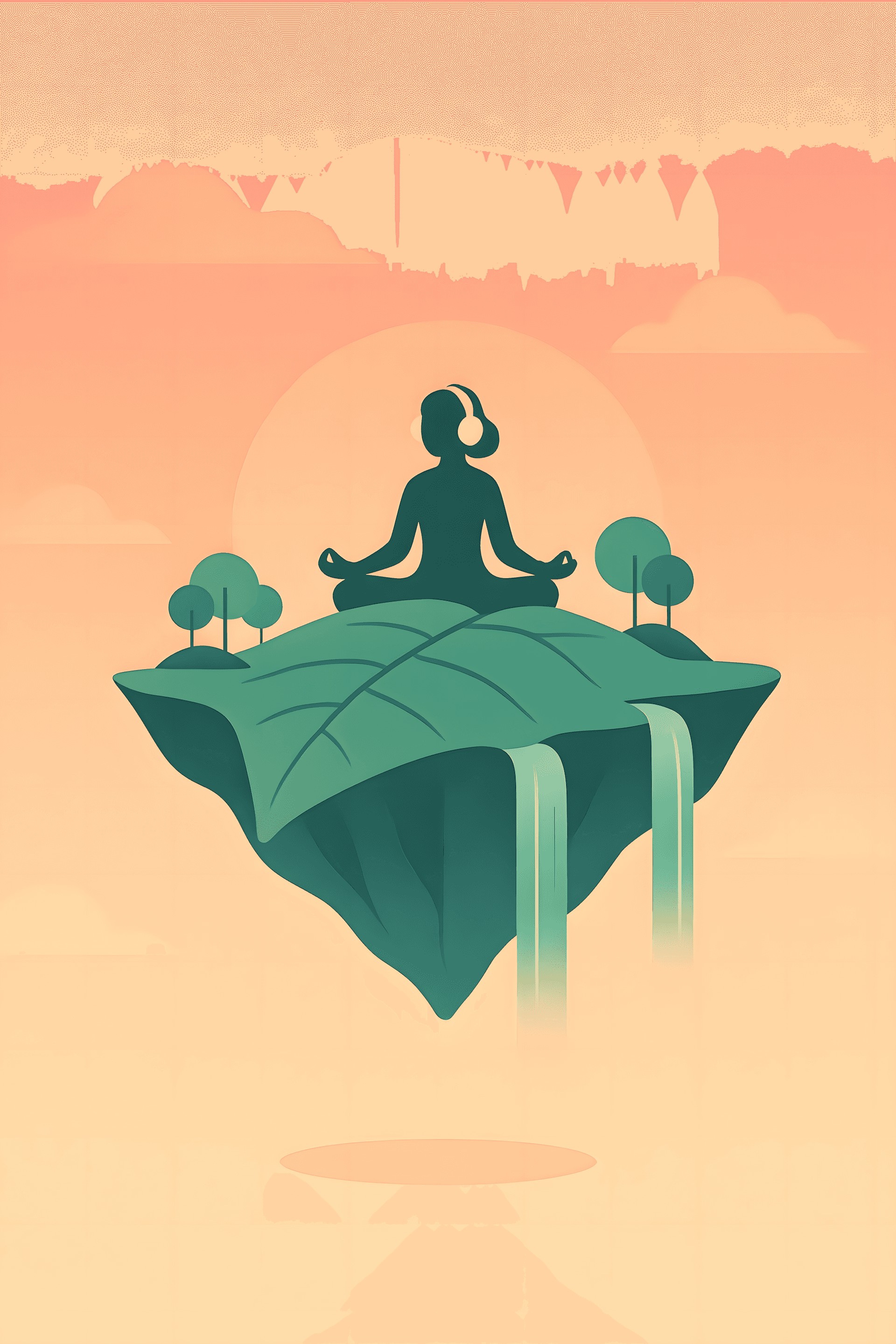 Illustration zen de Kava