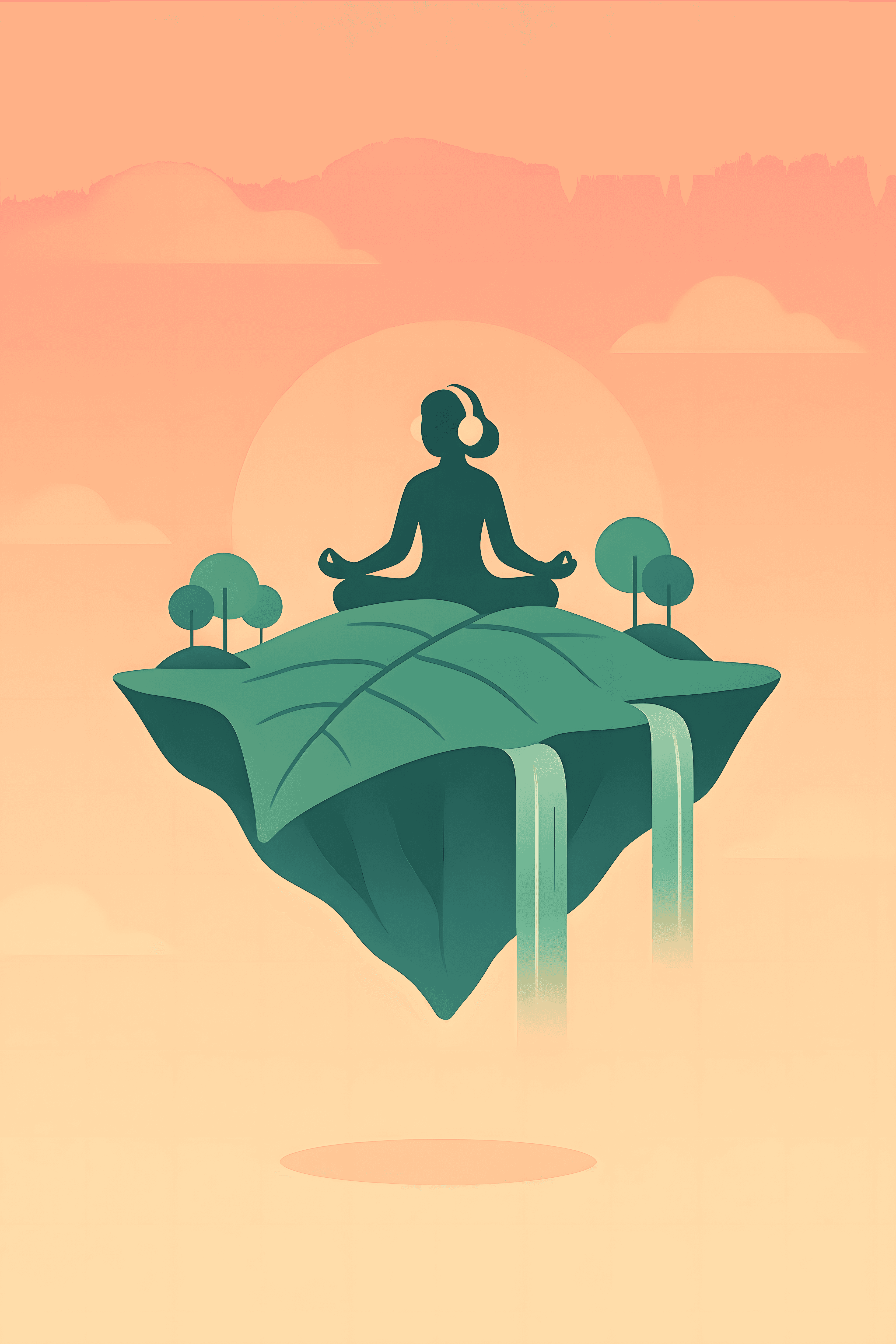 Serene illustration of Kava