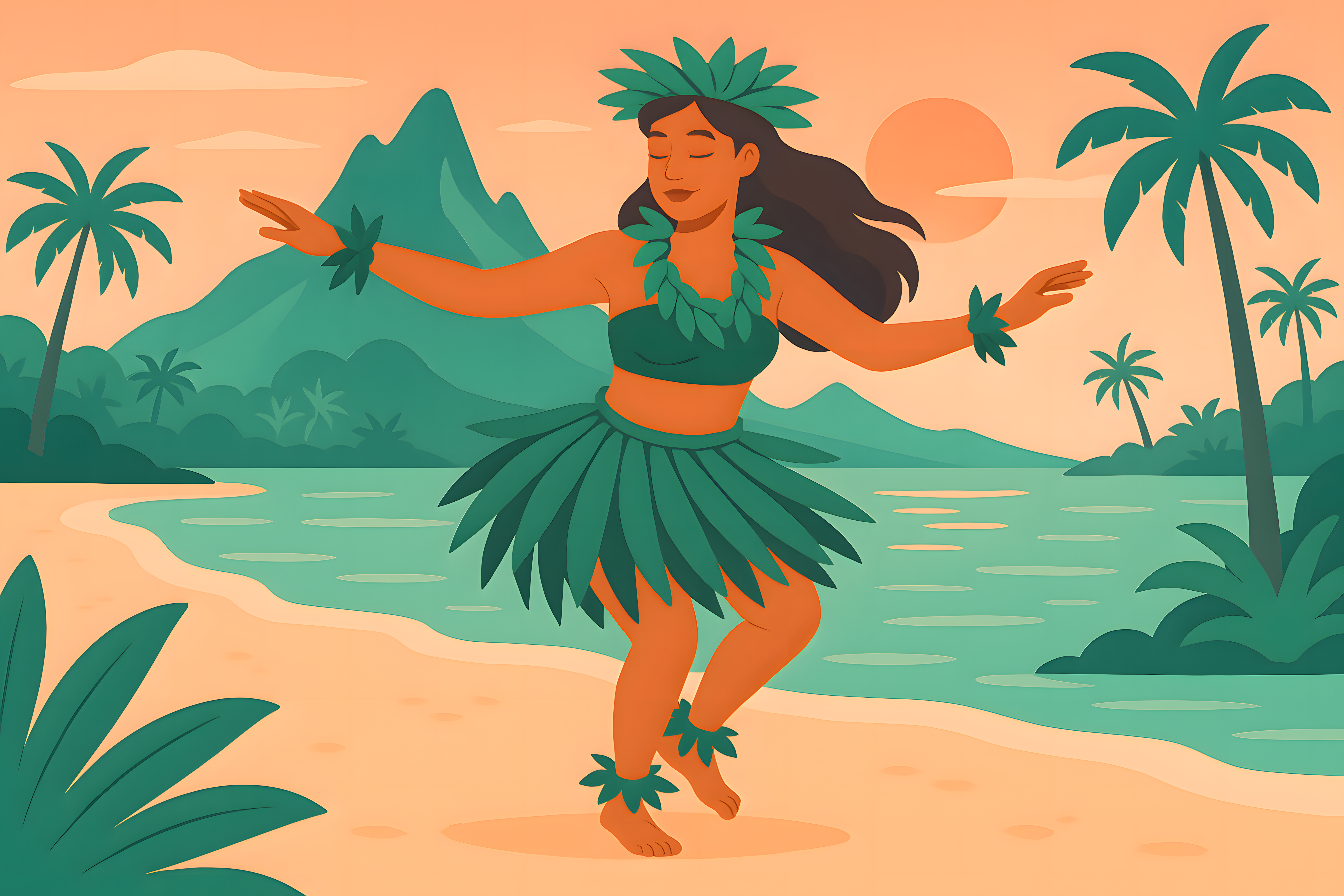 Illustration d’un danseur profitant de la musique